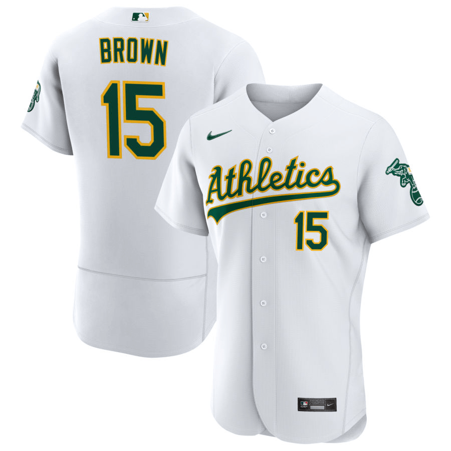 Seth Brown Oakland Athletics Home White Baseball Player Jersey