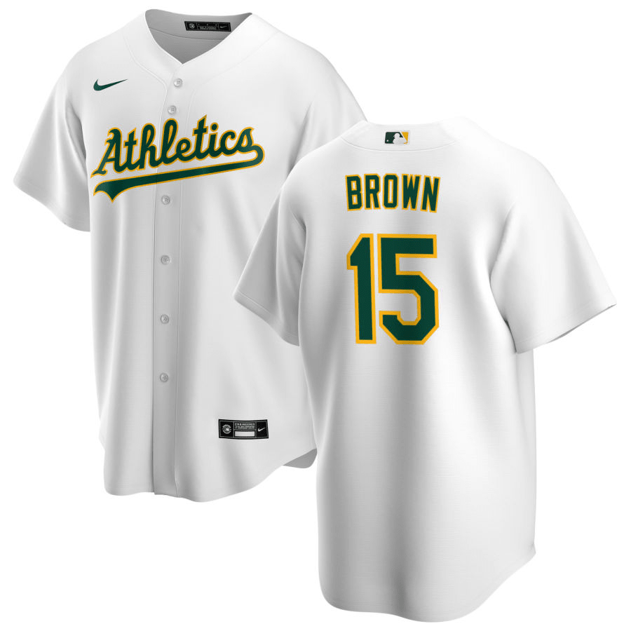 Seth Brown Oakland Athletics Home White Baseball Player Jersey