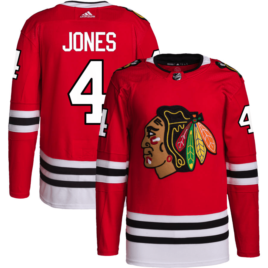 Seth Jones Chicago Blackhawks Home Red Player Swingman Jersey