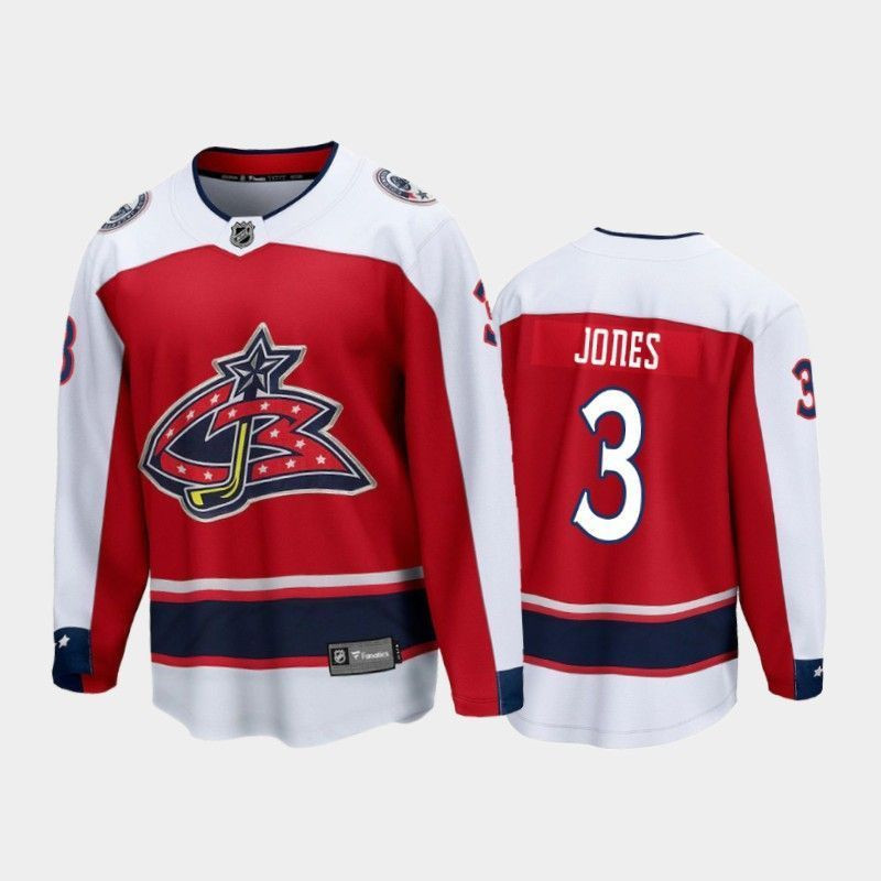 Seth Jones Columbus Blue Jackets 2021 Reverse Retro Player Swingman Jersey