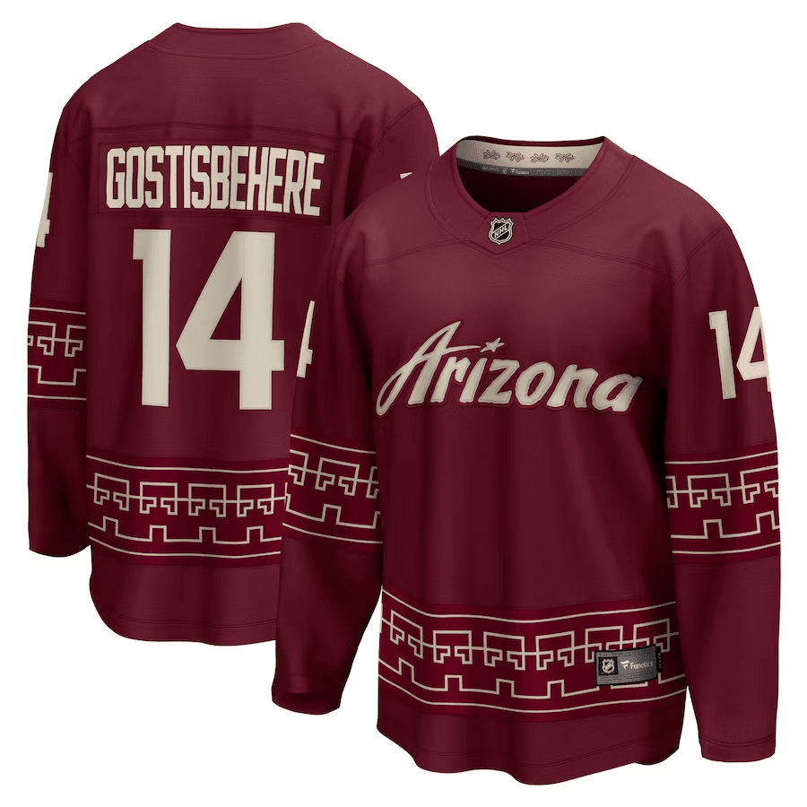 Shane Gostisbehere Arizona Coyotes 2022-23 Alternate Garnet Player Swingman Jersey
