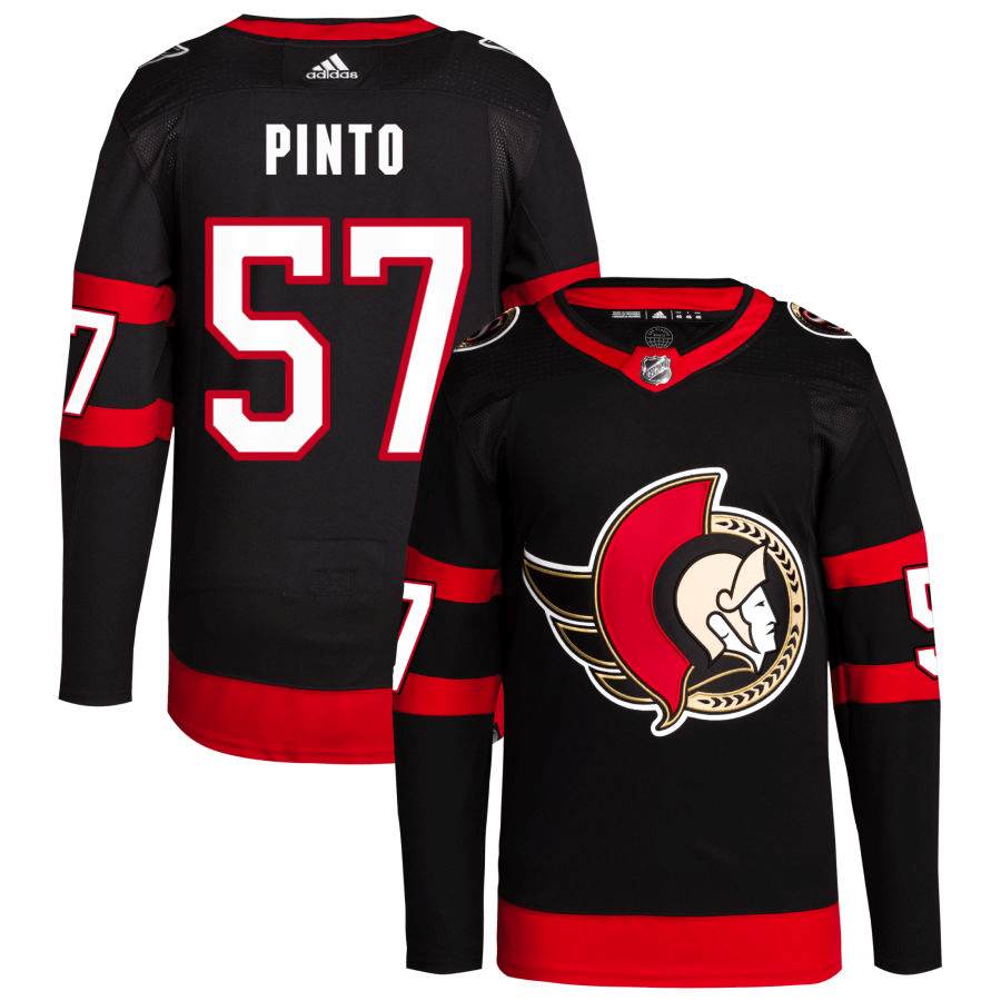 Shane Pinto Ottawa Senators Home Black Player Swingman Jersey