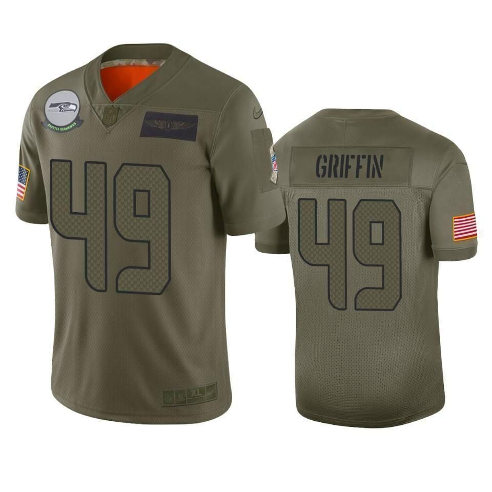 Shaquem Griffin Seattle Seahawks 2019 Salute To Service Limited Jersey