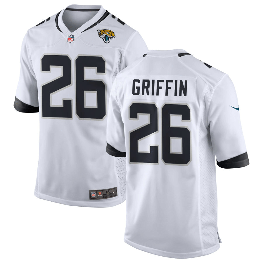 Shaquill Griffin Jacksonville Jaguars White Game Jersey