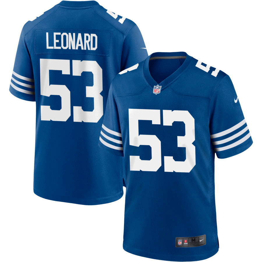 Shaquille Leonard Indianapolis Colts Alternate Royal Game Jersey