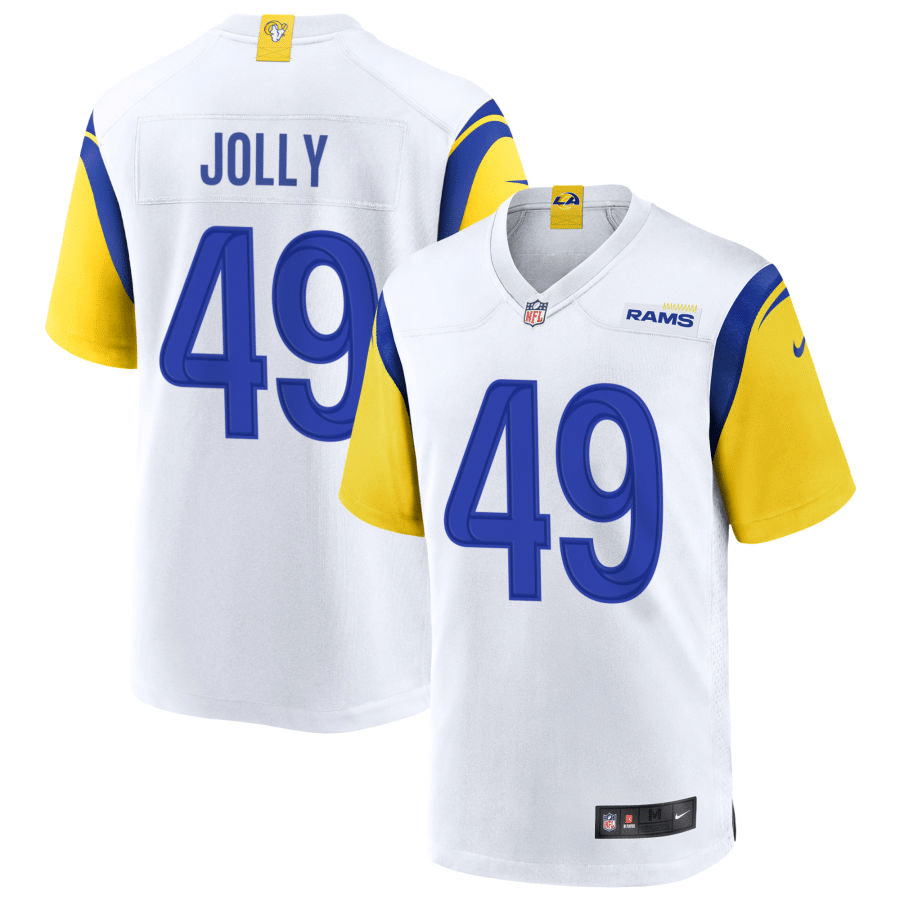 Shaun Jolly Los Angeles Rams Alternate White Game Jersey