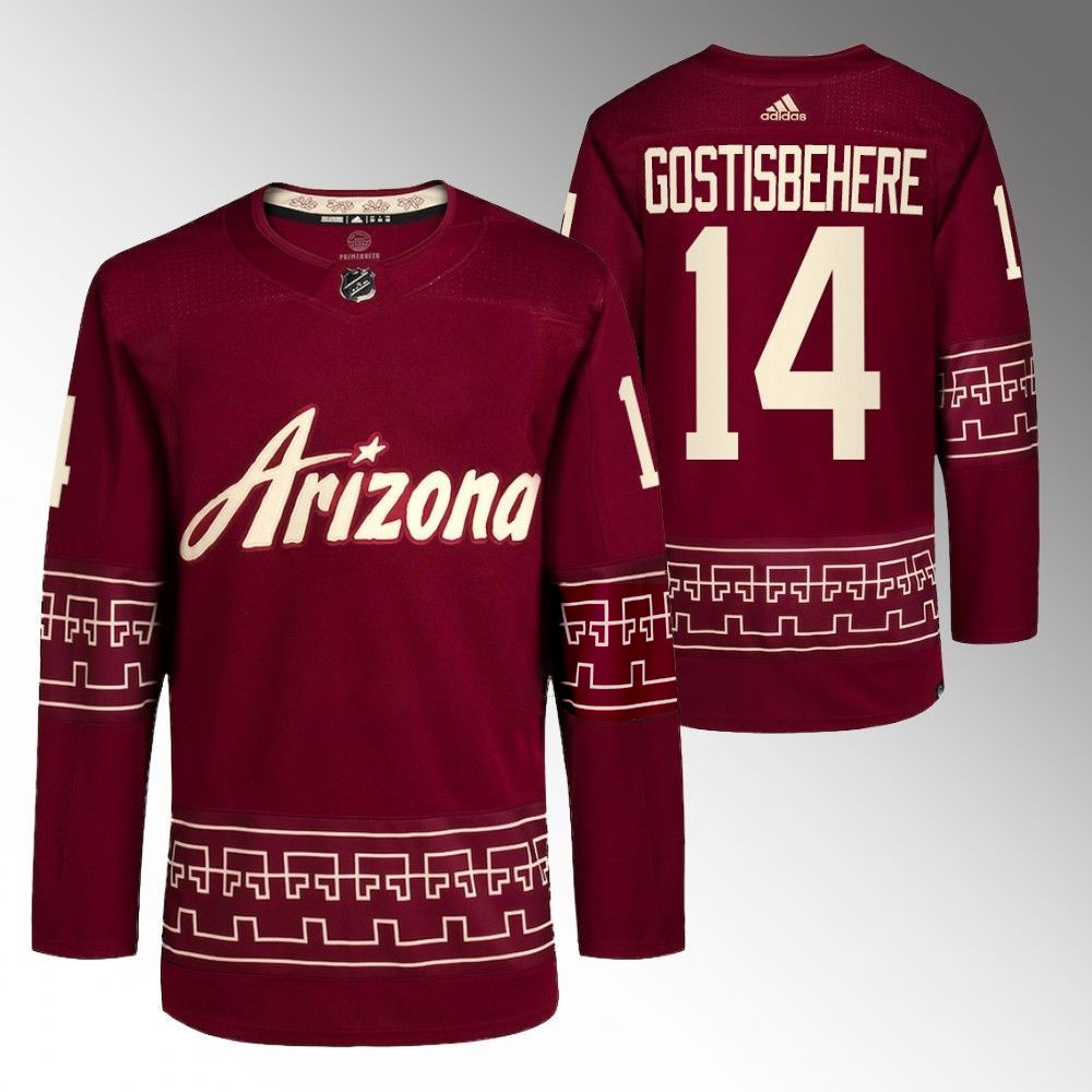 Shayne Gostisbehere Arizona Coyotes 2022-23 Alternate Garnet Player Swingman Jersey