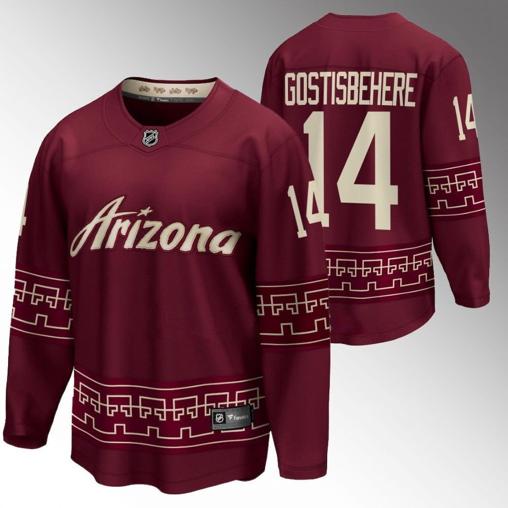Shayne Gostisbehere Arizona Coyotes 2022-23 Alternate Garnet Player Swingman Jersey
