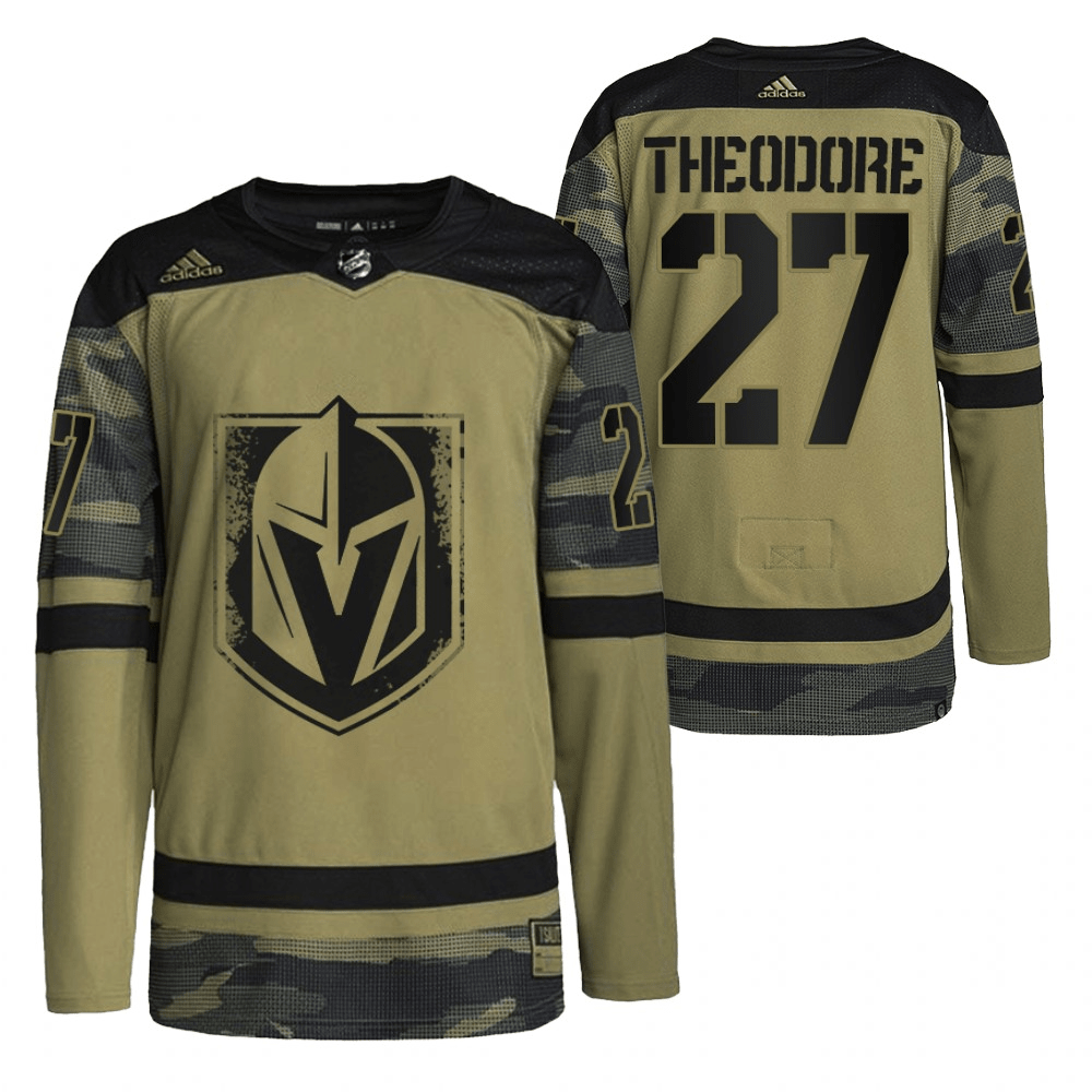 Shea Theodore Vegas Golden Knights 2022 Military Appreciation Team Camo Player Swingman Jersey
