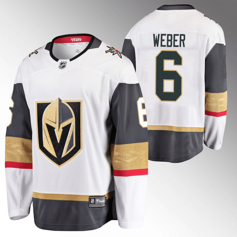 Shea Weber Vegas Golden Knights Away White Player Swingman Jersey