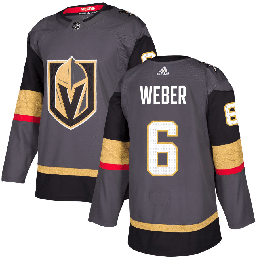 Shea Weber Vegas Golden Knights Gray Player Swingman Jersey