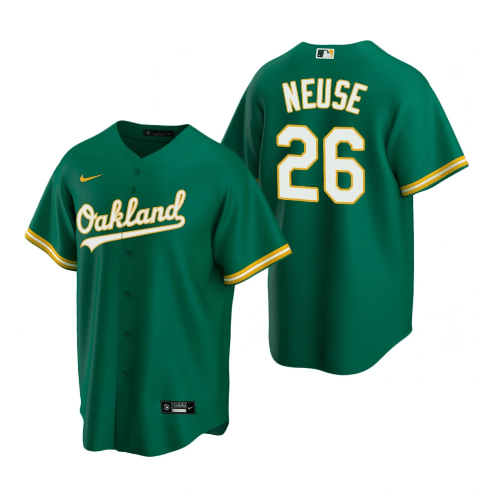 Sheldon Neuse Oakland Athletics Alternate Green Baseball Player Jersey