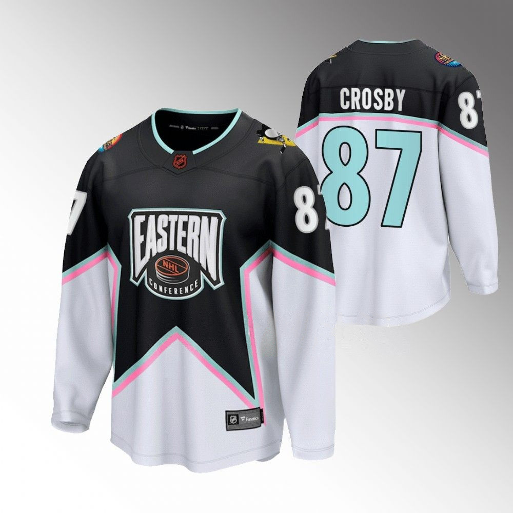 Sidney Crosby Pittsburgh Penguins 2023 All Star Eastern Conference Black Player Swingman Jersey