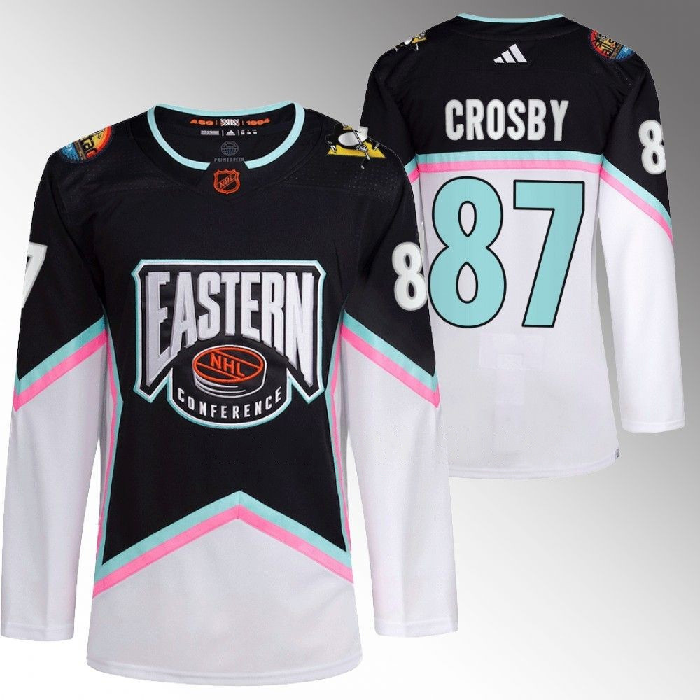 Sidney Crosby Pittsburgh Penguins 2023 All Star Eastern Conference Black Player Swingman Jersey