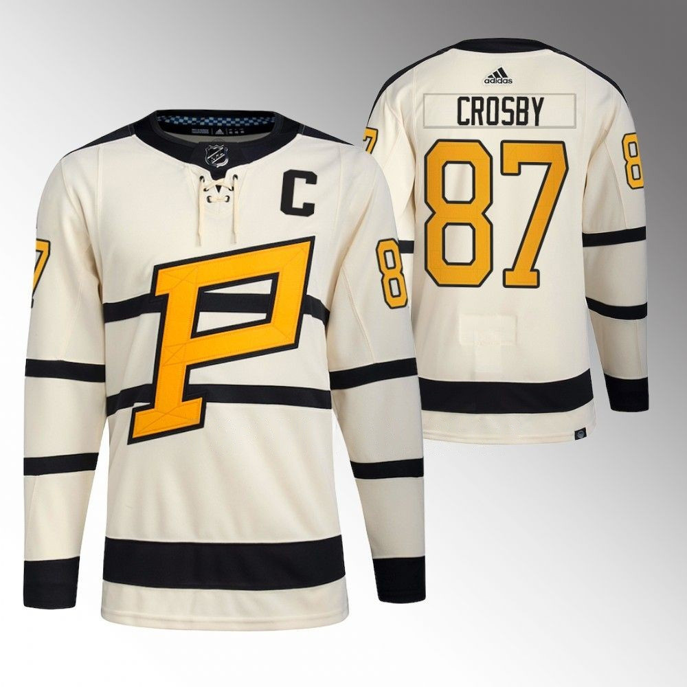 Sidney Crosby Pittsburgh Penguins 2023 Winter Classic Cream Player Swingman Jersey