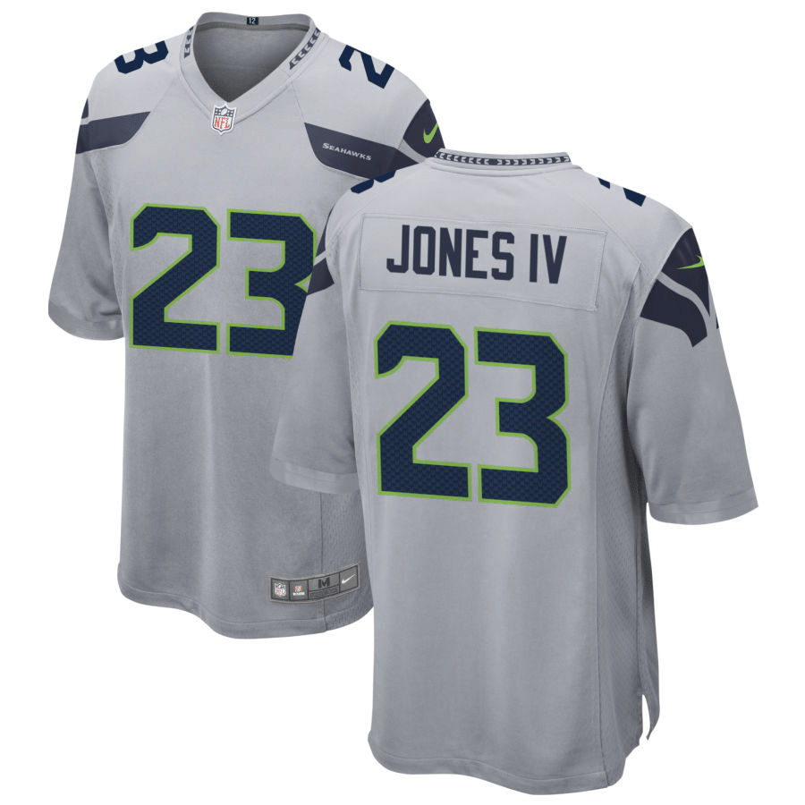 Sidney Jones IV Seattle Seahawks Alternate Gray Game Jersey