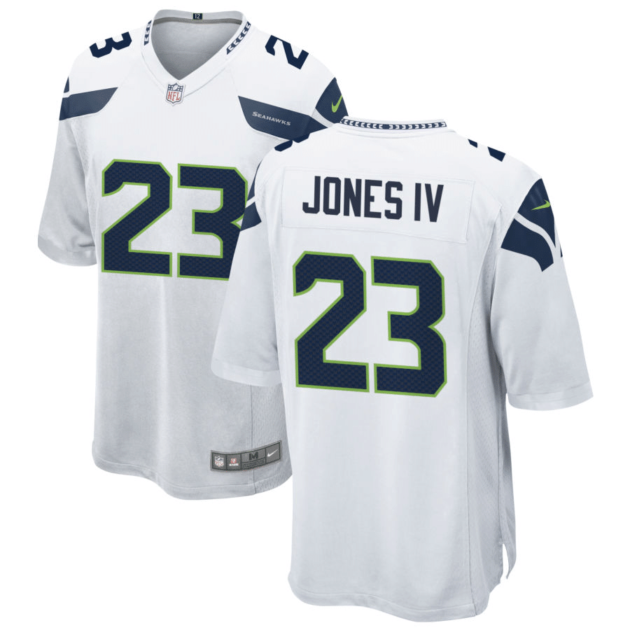 Sidney Jones IV Seattle Seahawks White Game Jersey