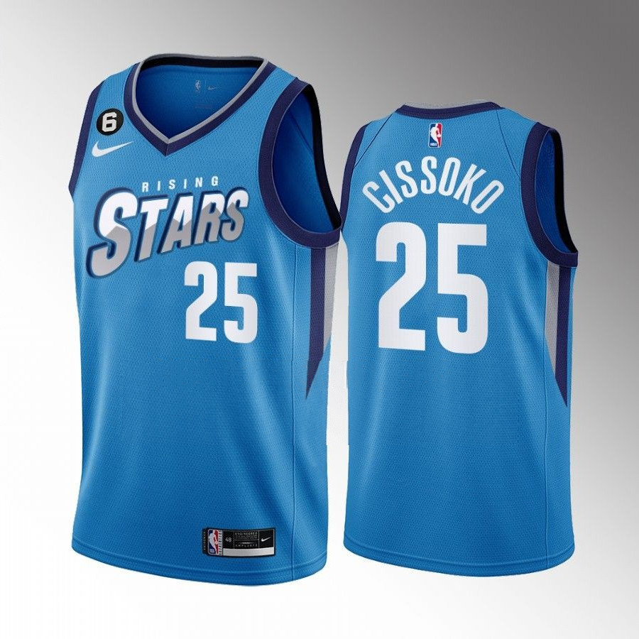 Sidy Cissoko NBA G League 2023 NBA Rising Stars Blue Swingman Jersey