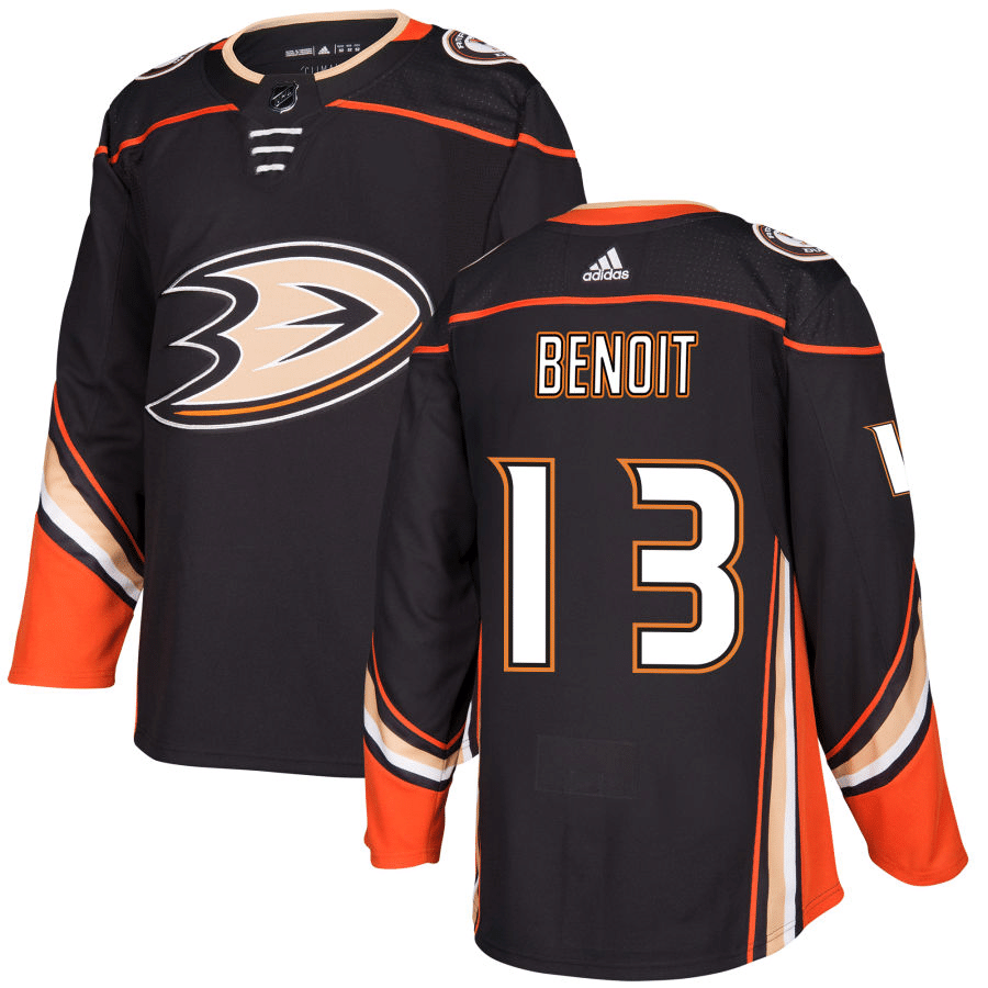 Simon Benoit Anaheim Ducks Black Player Swingman Jersey