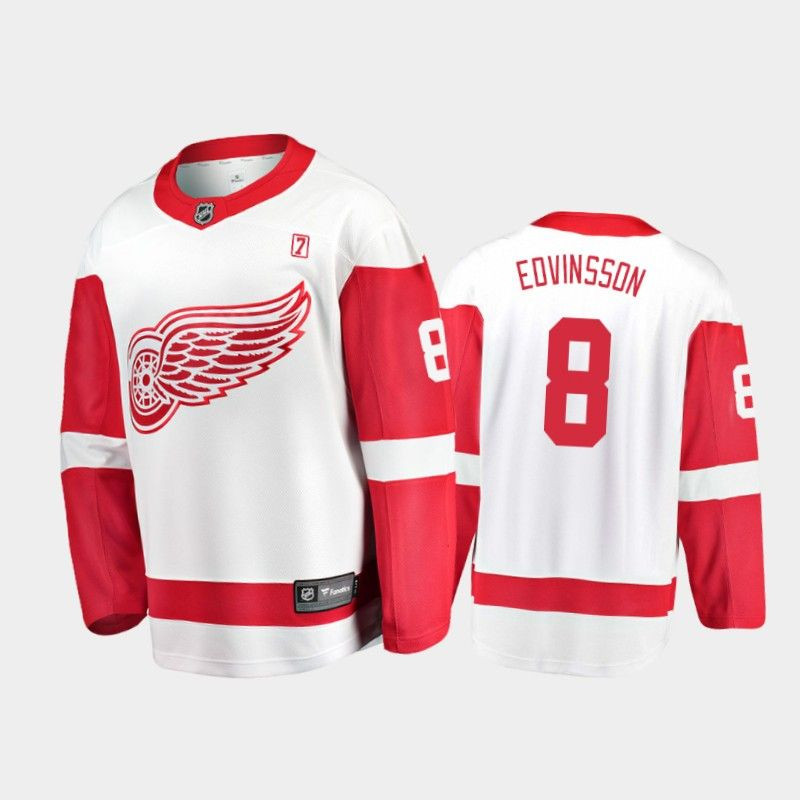 Simon Edvinsson Detroit Red Wings 2021 Draft Player Swingman Jersey