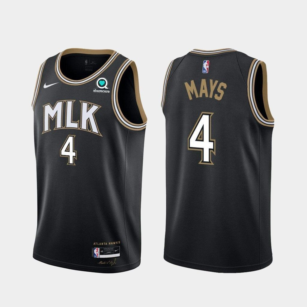Skylar Mays Atlanta Hawks 2020-21 City Black Swingman Jersey