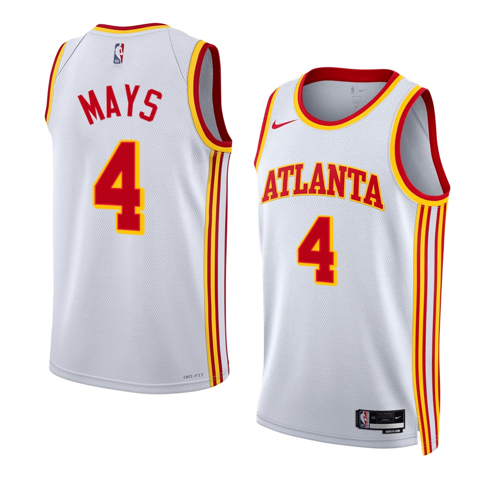 Skylar Mays Atlanta Hawks 2022-23 Association Edition White Swingman Jersey
