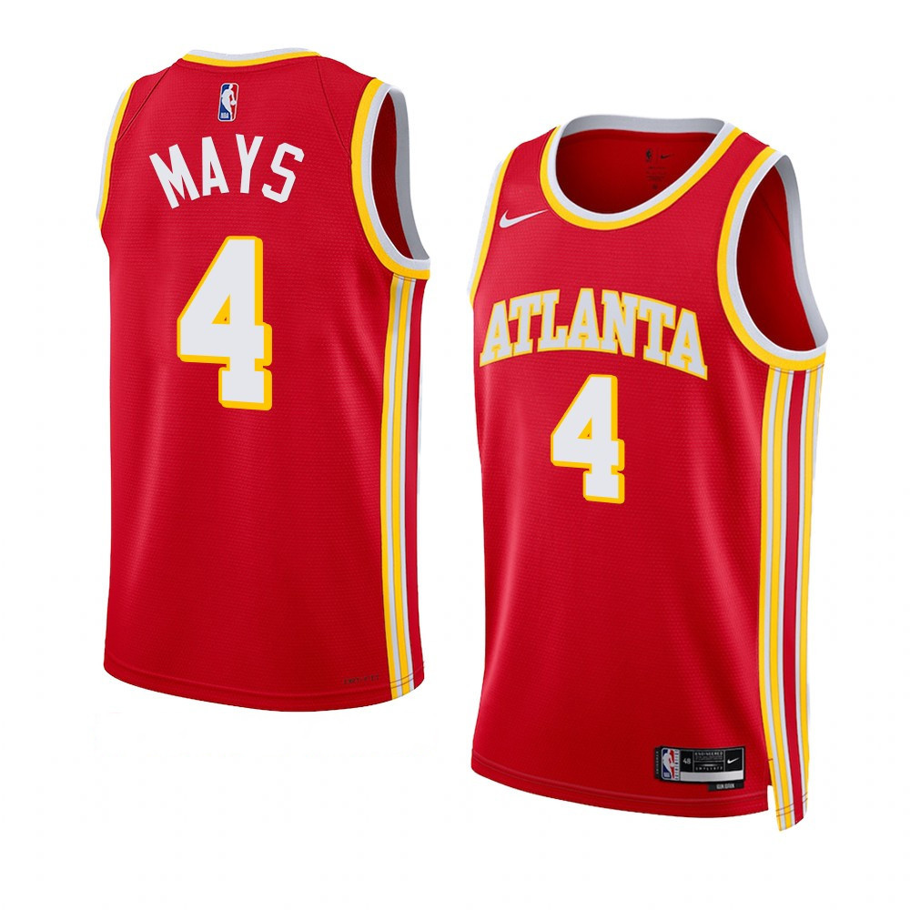 Skylar Mays Atlanta Hawks 2022-23 Icon Edition Red Swingman Jersey