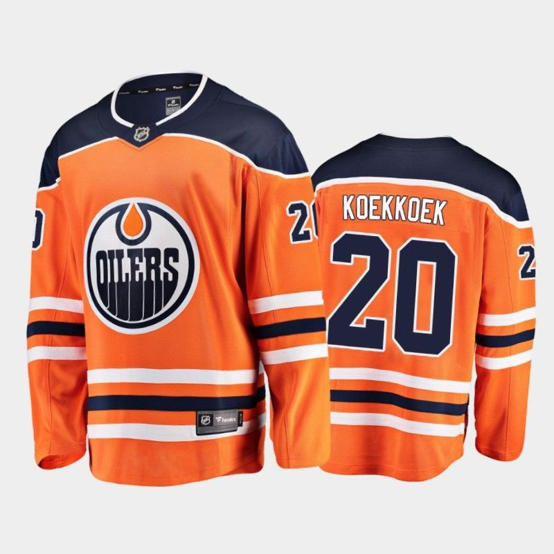 Slater Koekkoek Edmonton Oilers 2021 Player Swingman Jersey