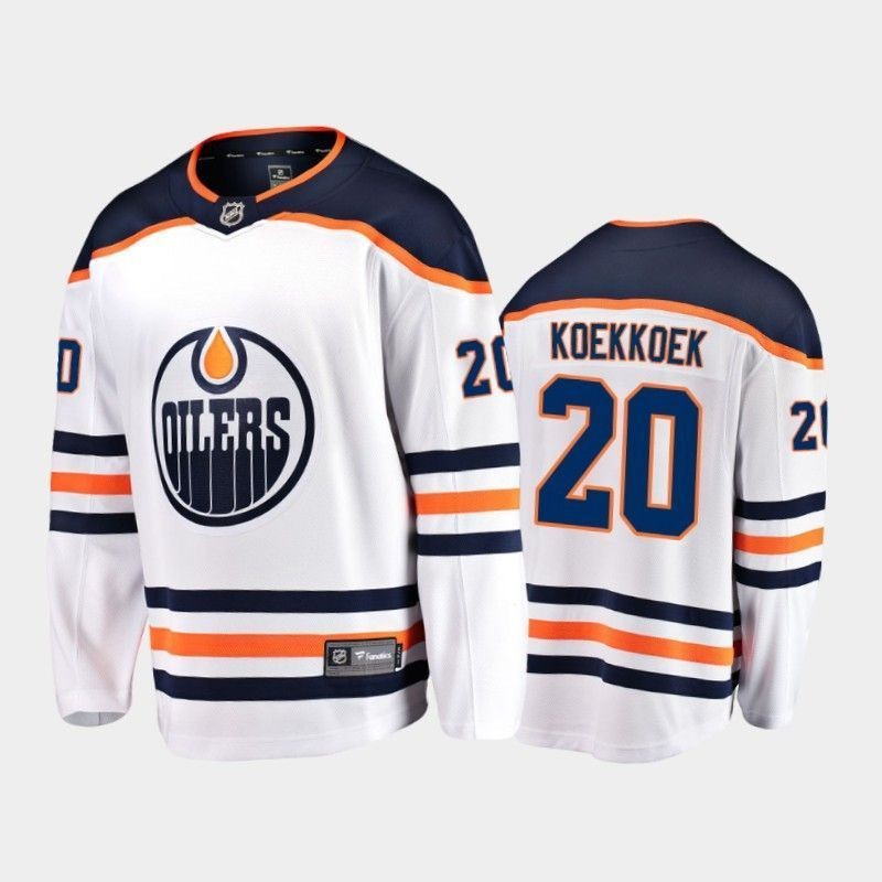 Slater Koekkoek Edmonton Oilers 2021 Player Swingman Jersey
