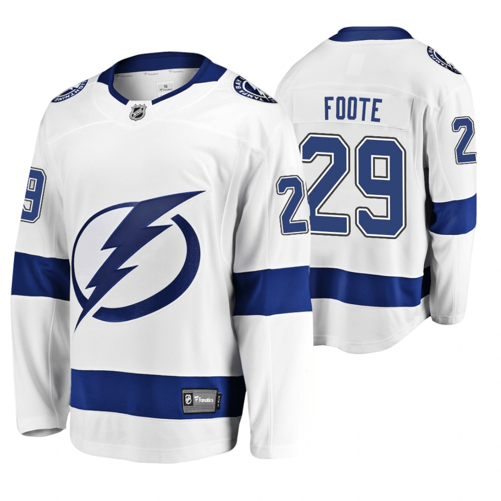 Slater Koekkoek Tampa Bay Lightning Away White Player Swingman Jersey