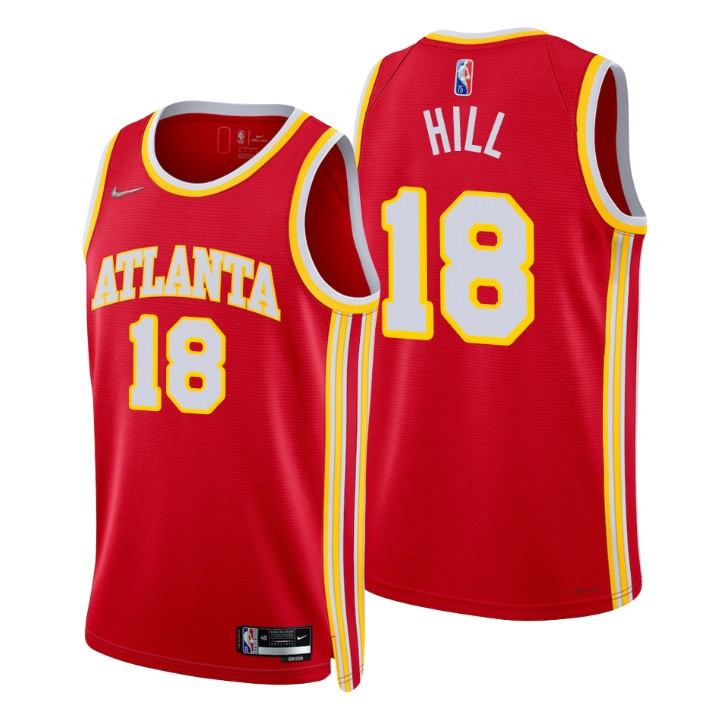 Solomon Hill Atlanta Hawks 2021-22 Icon Red Swingman Jersey