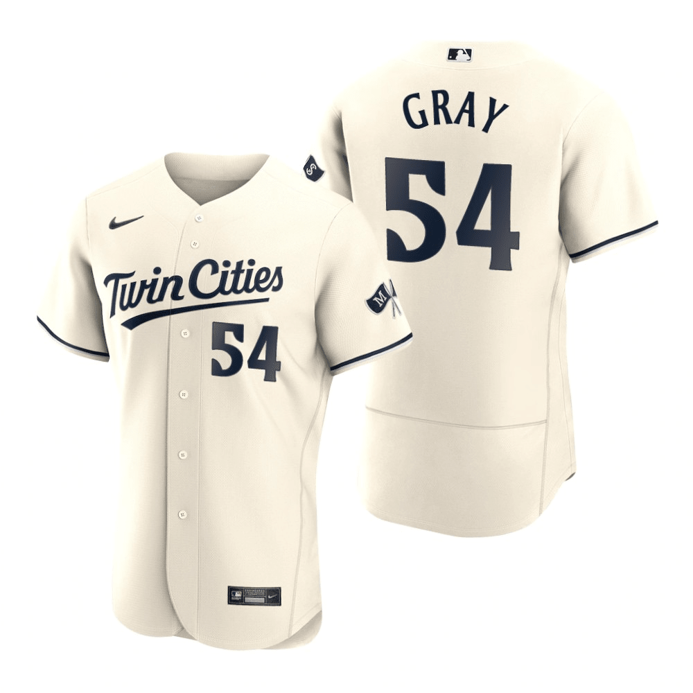 Sonny Gray Minnesota Twins 2023 Alternate Cream Baseball Player Jersey