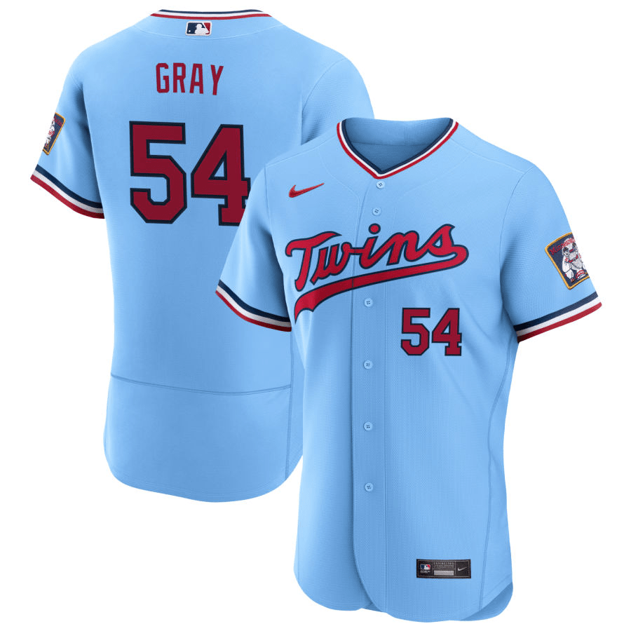 Sonny Gray Minnesota Twins Alternate Blue Baseball Player Jersey