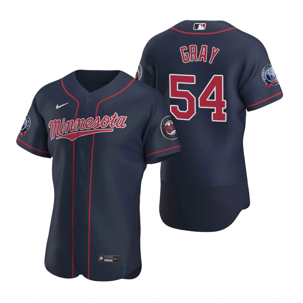 Sonny Gray Minnesota Twins Alternate Navy Baseball Player Jersey