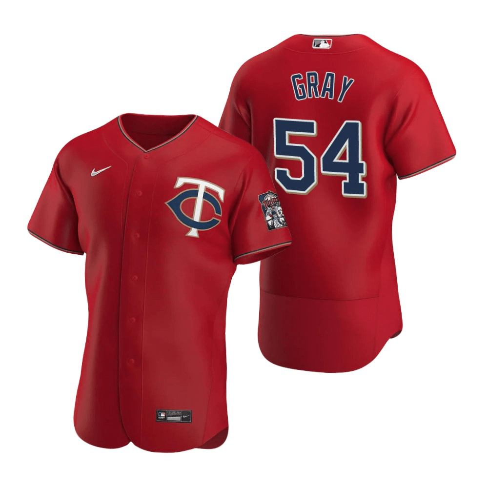 Sonny Gray Minnesota Twins Alternate Red Baseball Player Jersey
