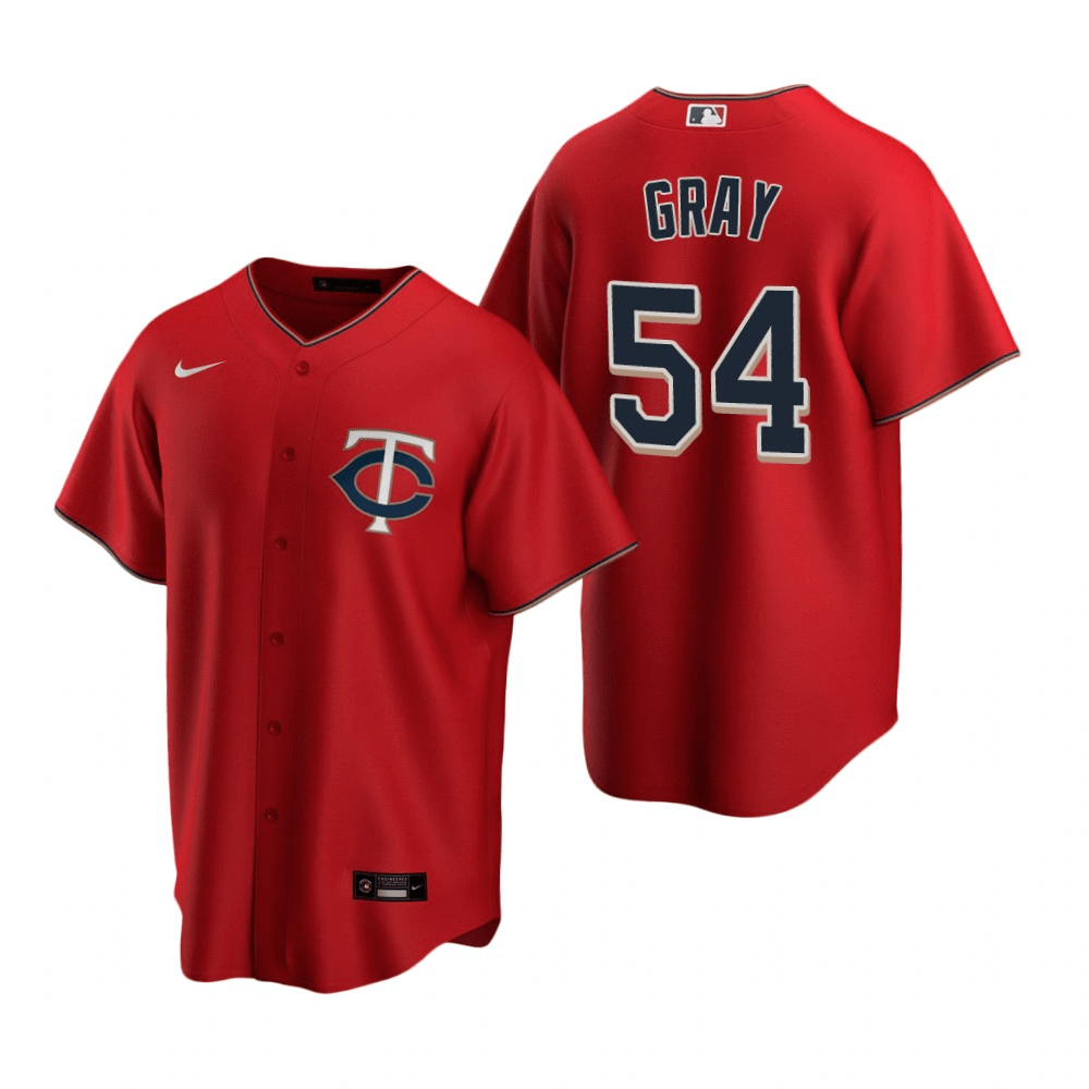 Sonny Gray Minnesota Twins Alternate Red Baseball Player Jersey