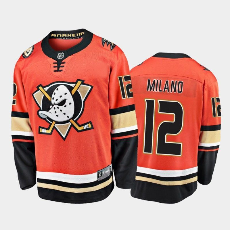 Sonny Milano Anaheim Ducks 2021 Player Swingman Jersey