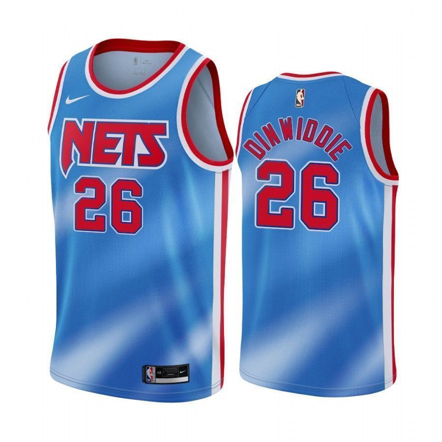 Spencer Dinwiddie Brooklyn Nets 2020-21 Classic Blue Swingman Jersey