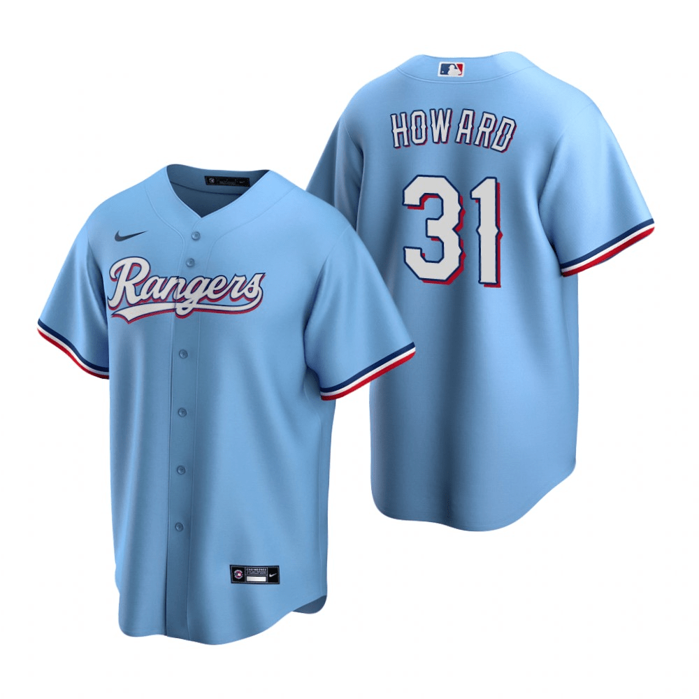 Spencer Howard Texas Rangers Alternate Blue Baseball Player Jersey
