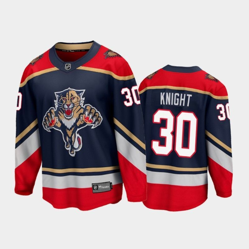 Spencer Knight Florida Panthers 2021 Reverse Retro Player Swingman Jersey