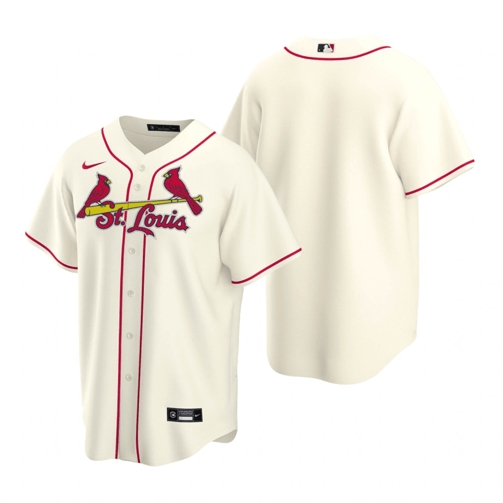 St. Louis Cardinals Alternate Cream Baseball Player Jersey