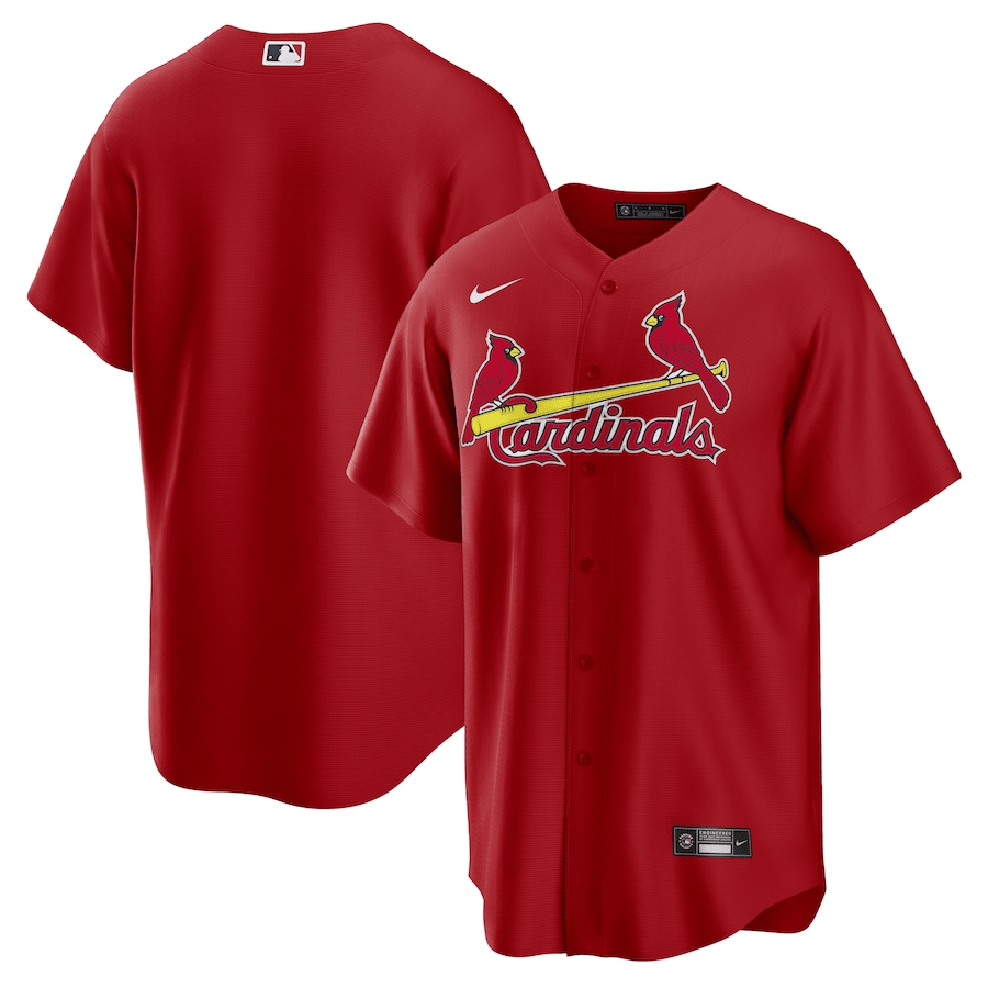 St. Louis Cardinals Alternate Red Baseball Player Jersey