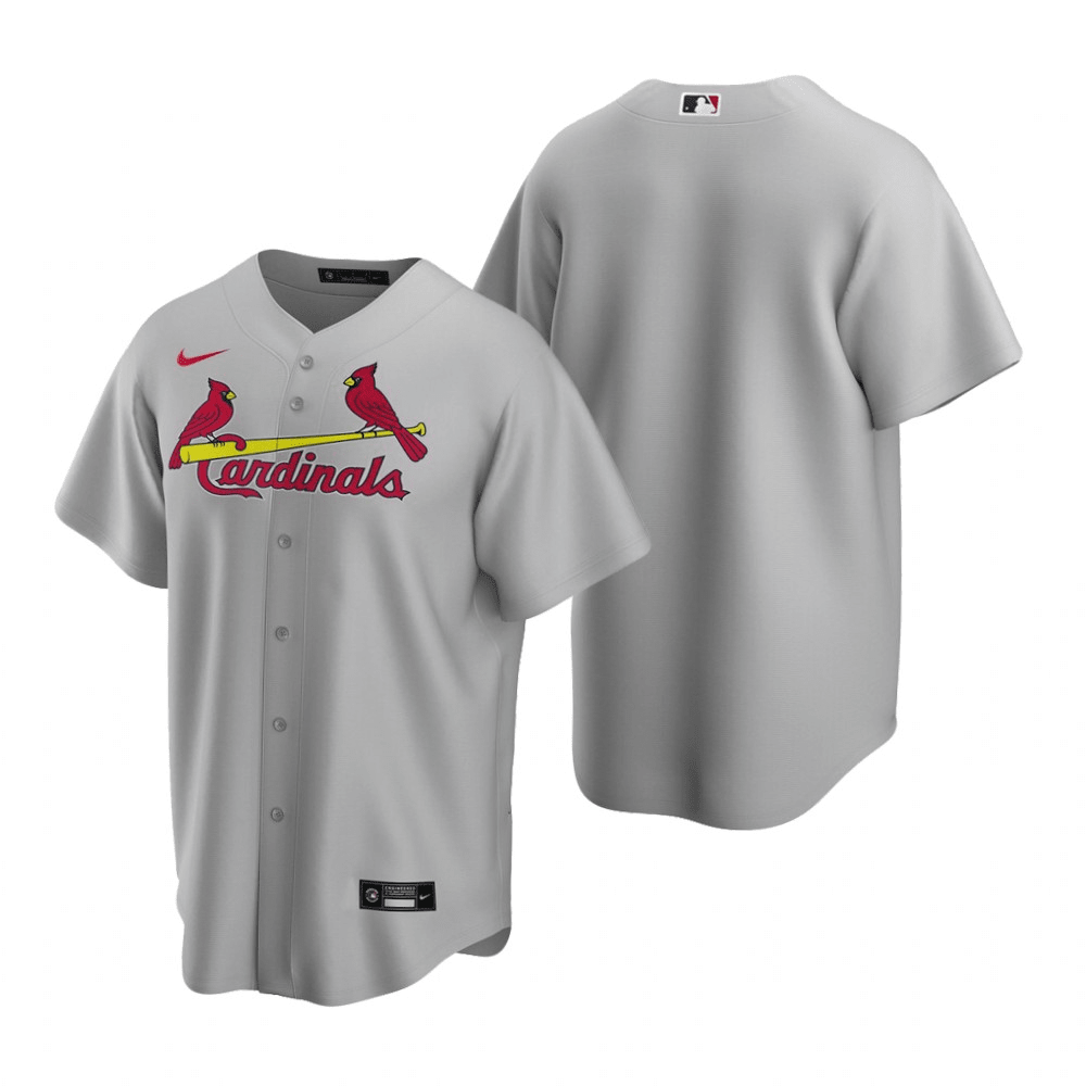 St. Louis Cardinals Road Gray Baseball Player Jersey