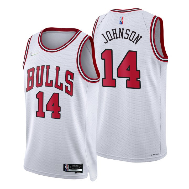 Stanley Johnson Chicago Bulls 2021-22 Association White Swingman Jersey