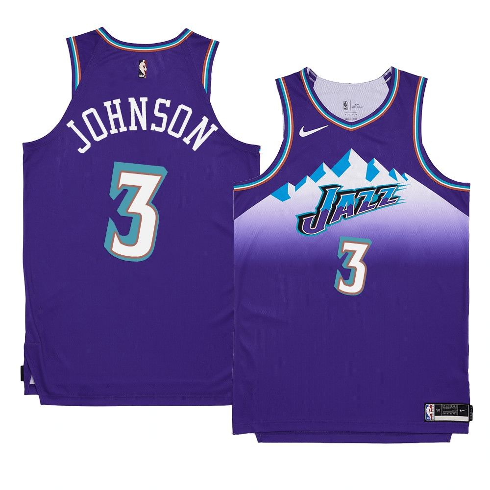 Stanley Johnson Utah Jazz 2022-23 Classic Edition Purple Swingman Jersey