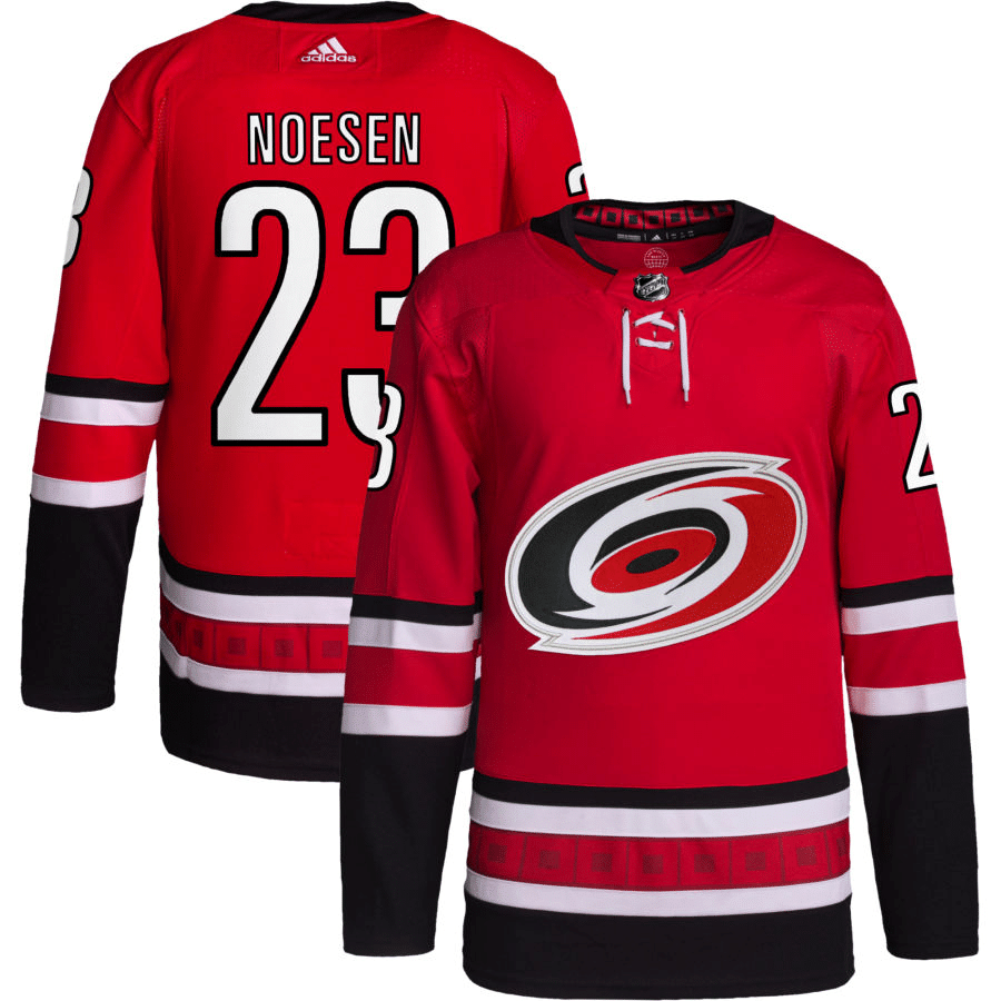 Stefan Noesen Carolina Hurricanes Home Red Player Swingman Jersey