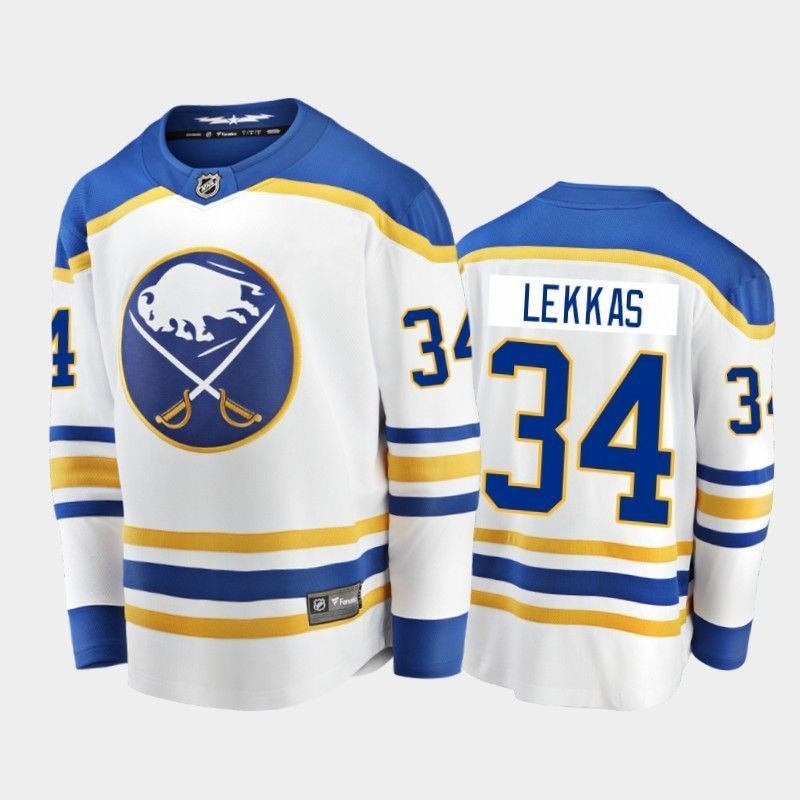 Stefanos Lekkas Buffalo Sabres 2021 Player Swingman Jersey