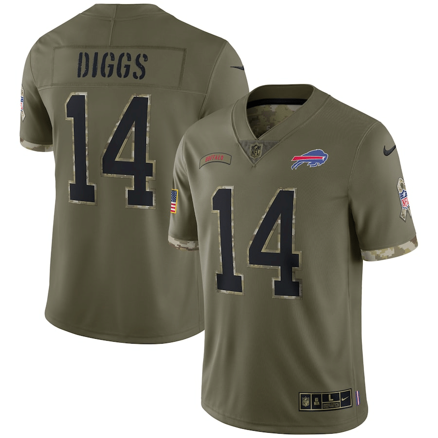 Stefon Diggs Buffalo Bills 2022 Salute To Service Limited Jersey