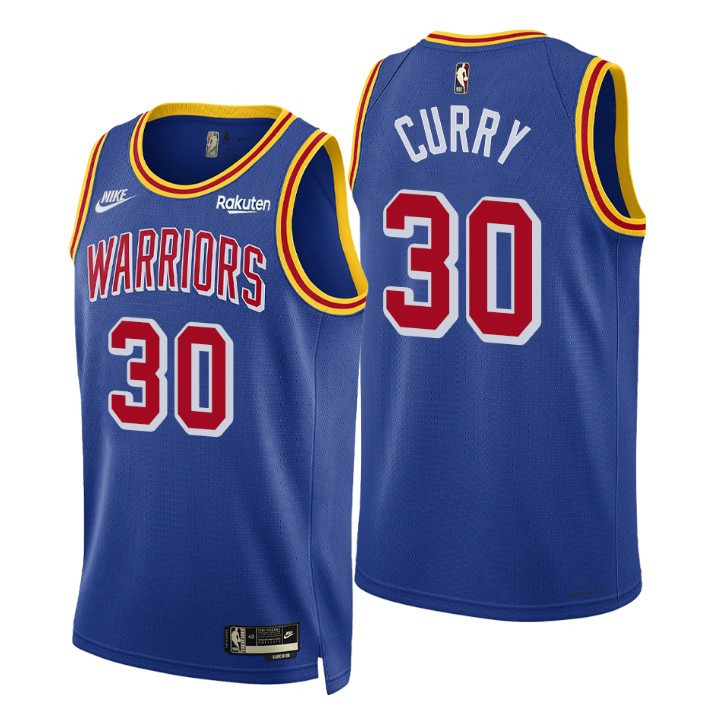 Stephen Curry Golden State Warriors 2021-22 Classic Blue Swingman Jersey