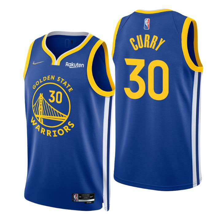 Stephen Curry Golden State Warriors 2021-22 Icon Blue Swingman Jersey